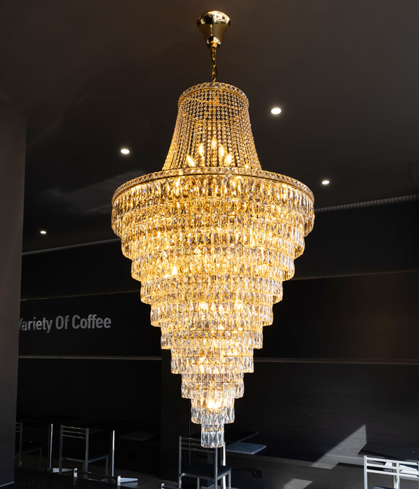리프 46등 크리스탈샹들리에 화려한조명 샹들리에LED