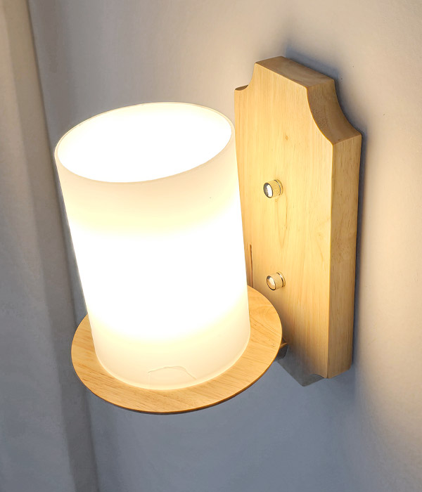 아토너 우드벽등 원목 벽무드등