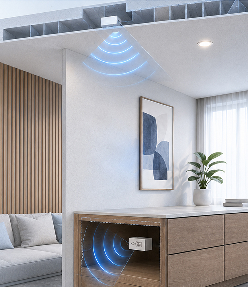 페르시 히든 센서 방습형 투시센서 모션감지